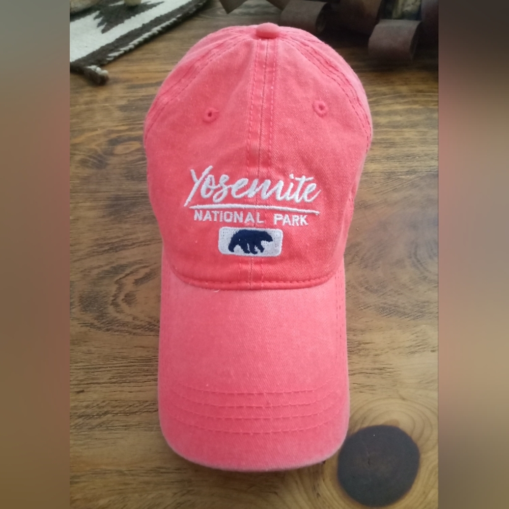 Yosemite National Park Coral Cap Adjustable